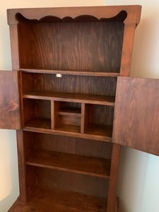 lot 30 image: Corner Book shelf