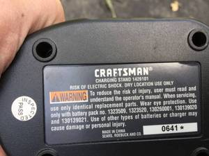 lot 87 image: Craftsman Rechargeable Drill