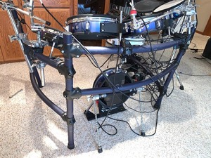 lot 144 image: AMAZING Roland Electric V-Drum Set