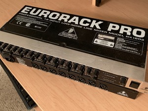 lot 150 image: Eurorack Pro Professional 16 Input Low Noise Line Mixer