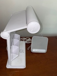 lot 128 image: Ott Light and a PESleep Sound Machine