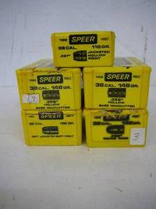 Lot of Speer Bullets 38 Cal
