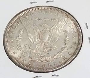 lot 16 image: 1889 MORGAN SILVER DOLLAR