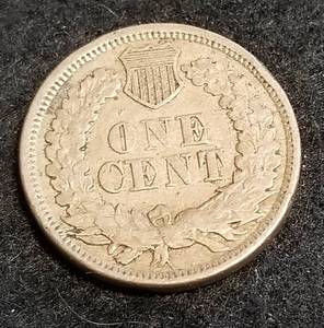 lot 23 image: 1863 INDIAN HEAD CENT