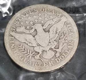 lot 34 image: 1916-D BARBER QUARTER