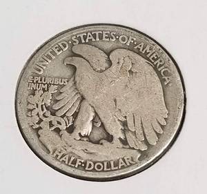 lot 37 image: 1919 US WALKING LIBERTY HALF DOLLAR