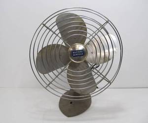 lot 9 image: Working Vintage MANNING BOWMAN Model 51 Electric Fan