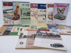 lot 33 image: Lot of Old Vintage AUTOCAR & Other Car Magazines