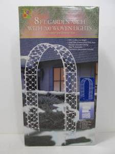 lot 86 image: Brand New 8 Garden Arch wLights