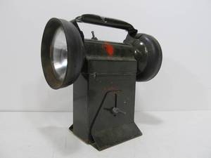 lot 92 image: Old Vintage CARPENTER Bell System Large Double Flashlight