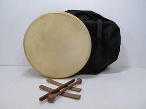 lot 188 image: Good Quality LapFrame Drum wSticks & Case