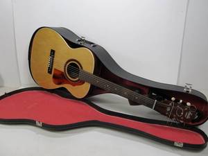lot 189 image: Very Nice Vintage STELLA Harmony Acoustic Guitar wHard Case