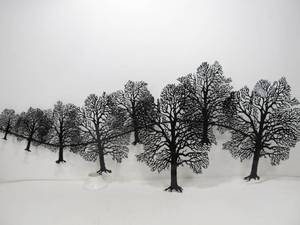 lot 209 image: Large Metal 3D Tree Wall Sculpture