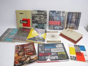 lot 157 image: Great Group of Orig Mid Century Design Architecture & Art Books
