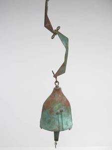 lot 207 image: Original Vintage Mid Century Signed PAOLO SOLERI Bronze Bell