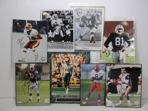 lot 273 image: Fantastic Lot of Autographed Hall of Fame NFL Player Photos