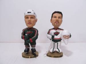 lot 276 image: 2 MN Wild Bobbleheads