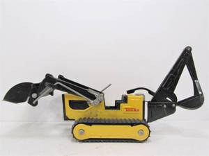lot 120 image: Vintage Metal TONKA T-6 Back Hoe End Loader