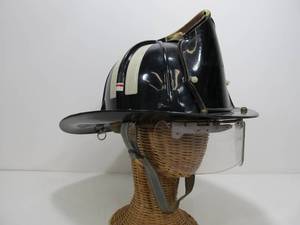 lot 292 image: Vintage Firefighters Helmet wEye Shield