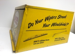 lot 7 image: Nice Vintage Service Station ANCO Wipers Metal Advertising Cabinet