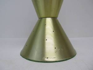 lot 320 image: Orig Vintage 1970s Pierced Brass Lava Lamp
