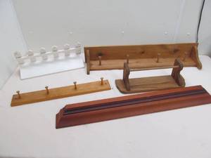 wood shelves