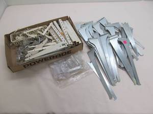 shelf bracket, hooks, hook labels