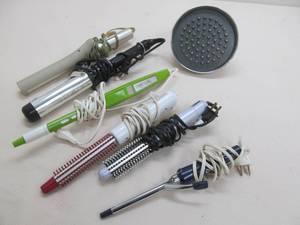 water pick, curling irons