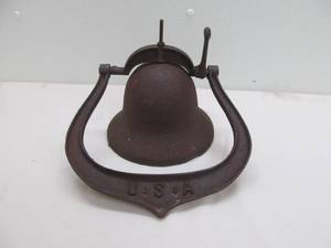 antique school bell