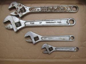 True Craft adjustable wrench