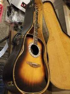 lot 502 image: Ovation Guitar With Case...