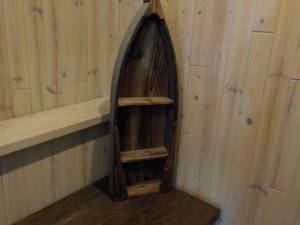 lot 524 image: Home Dcor Boat Shelf See Photos...