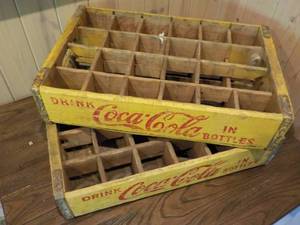 lot 543 image: Coca-Cola Vintage Wood Crates ...