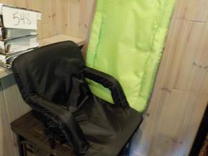 lot 552 image: (2) Backpack Chair With Storage Se...