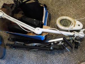 lot 563 image: Lot of Tripods & More See Photos...
