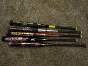 lot 568 image: SOFTBALL BATS, DIMARINIS AND MORE
