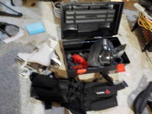 lot 701 image: Womans Ice Skates (10W), Tool Box ...
