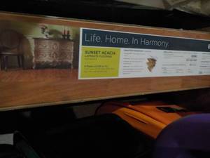 lot 703 image: Sunset Acacia Laminate Flooring (NI...