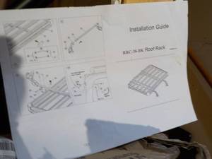 lot 707 image: Roof Rack (RRC-38-BK)...