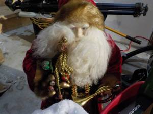 lot 708 image: (3) Covered Totes Full of Christmas...