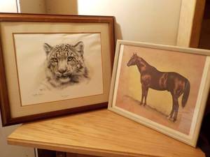 lot 581 image: (3) Framed Prints See Photos...