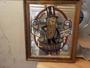 lot 594 image: Planters Peanuts Since 1906 Glass ...