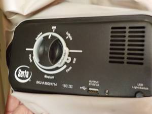 lot 600 image: Serta Inflatable Mattress In Covere...