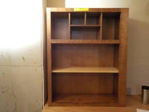 lot 613 image: Wood Cabinet 31.5X 12 X 39...
