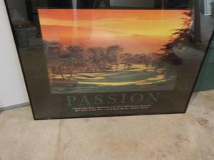 lot 614 image: Wall Hanging- Passion 30 X 25...