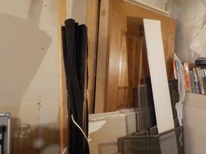 lot 628 image: Doors, & Other Misc. Wood Pieces...