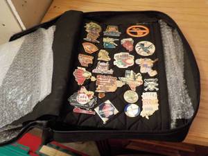 lot 639 image: Large Lot of Pins In Case See Phot...
