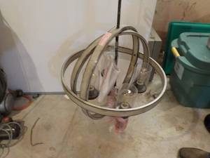 lot 643 image: Chandelier Light Fixture See Photo...