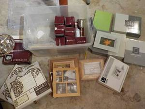 lot 647 image: Large Lot of Frames, Goblets, & Ser...