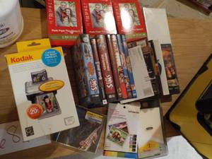 lot 689 image: DVDs & Kodak Cartridge & Paper Kit...